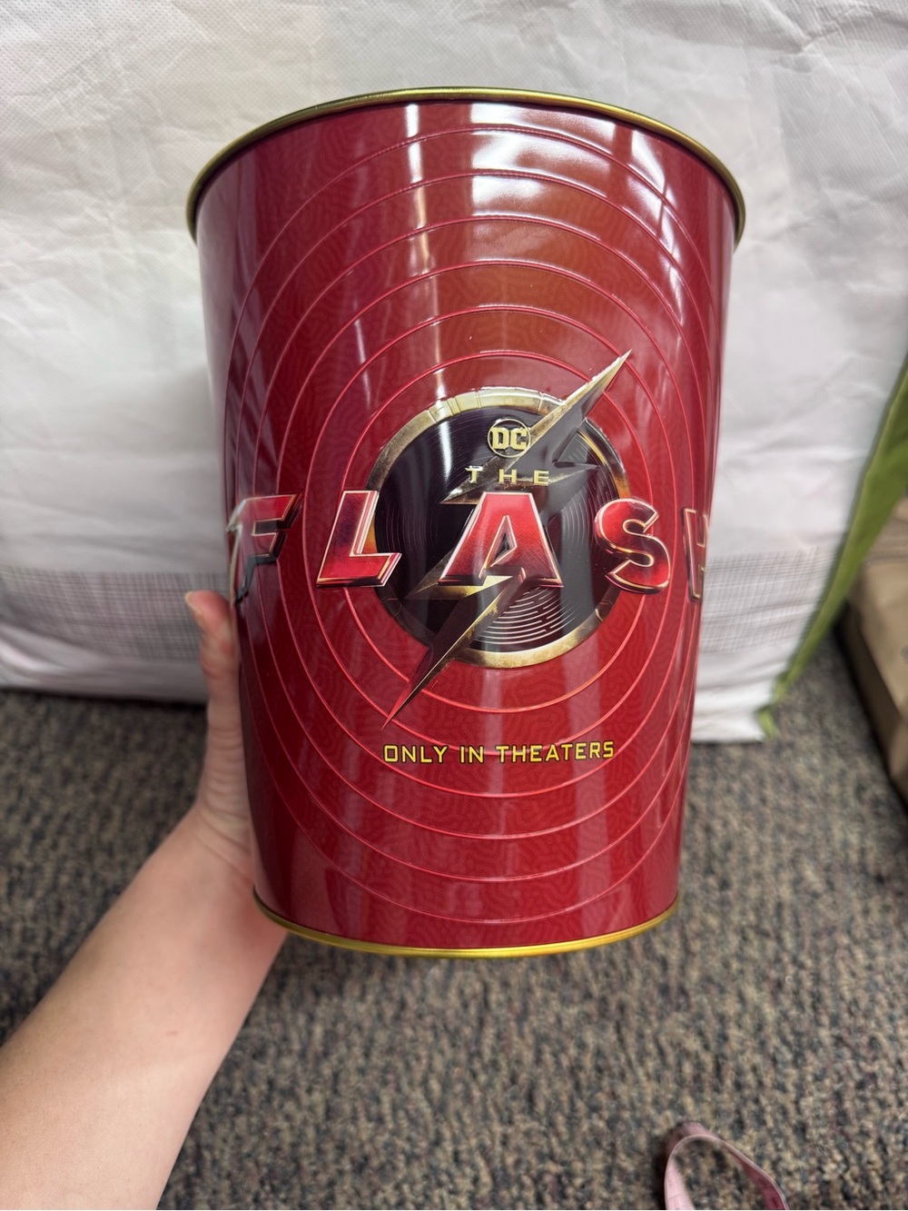 DC The Flash Red Metallic Collectible Tin